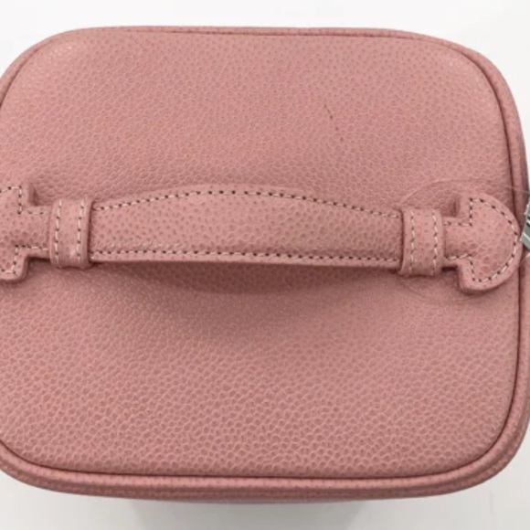 CHANEL Jumbo CC Vanity Purse Sakura Pink Caviar Bag Top Handle Karl Lagerfeld - Picture 5 of 11